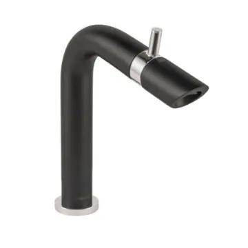 Monomando Bamboo Para Lavabo Helvex E-922-eb/cr Ébano/cromo