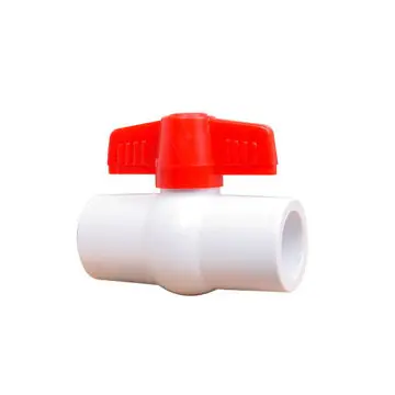 Válvula Esfera Cementar Pvc Rugo 100-ps-38 Blanco