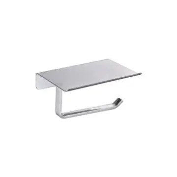 Portarrollo Con Repisa Valmex Platinum B14.469 Cromo