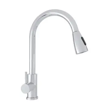 Monomando Para Fregadero Ecológico Retractil Dica 4085 Cromo