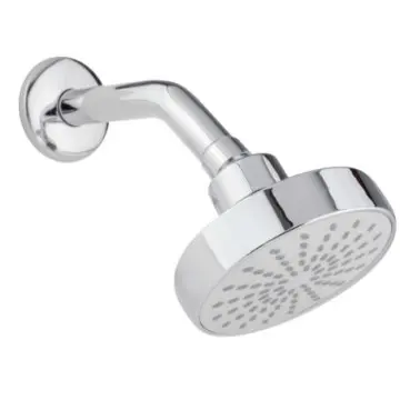 Regadera Redonda Ecologica de 4" Con Brazo Y Chapetón Dica 4541 Cromo