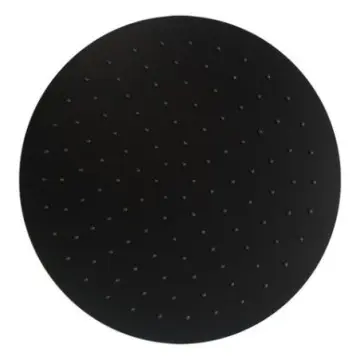 Regadera de Plato Redondo Wasser Ws02.015nm Negro Mate