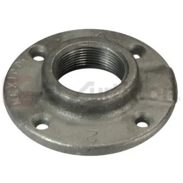 Flange DE Piso Negra DE 38