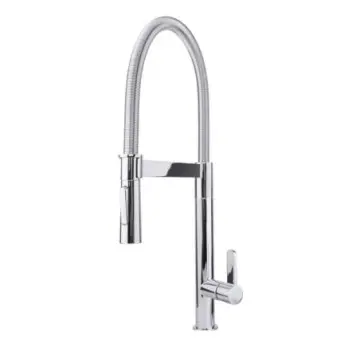 Monomando Para Fregadero Urrea 9441 Flexible Cromo