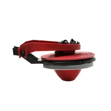 Válvula de Descarga Con Sapo/flapper Y Asiento Fluidmaster 555c135 Negro/rojo.
