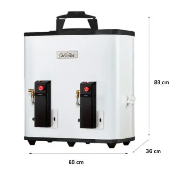 Calentador Para Agua de Paso Calorex Poderus 15 Gas LP 3270540 Blanco