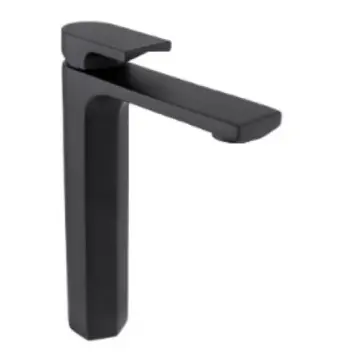 Monomando Alto Para Lavabo Urrea Jym 9440jm.2 Negro Mate