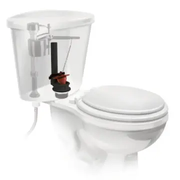 Contra Rebosadero Con Pera Fluidmaster 507a133 Negro