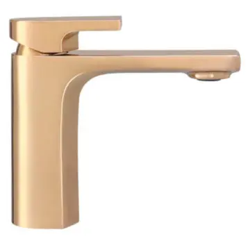 Monomando Corto Para Lavabo Urrea Jym 9439jm.7 Rose Gold