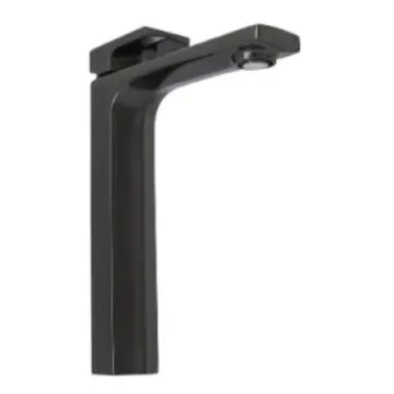 Monomando Alto Para Lavabo Urrea Jym 9440jm.6 Brushed Metal Black