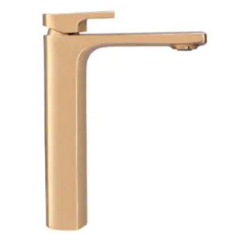 Monomando Alto Para Lavabo Urrea Jym 9440jm.7 Rose Gold