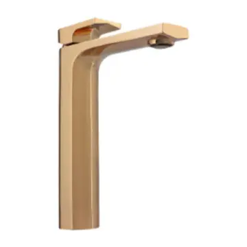 Monomando Alto Para Lavabo Urrea Jym 9440jm.7 Rose Gold