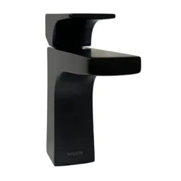 Monomando Para Lavabo Moen Medora 6830bl Negro Mate