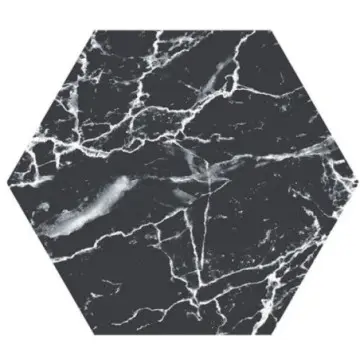 Relieve Tiles Hexa Mármol Marquina 14x16.3 R1416hmmq