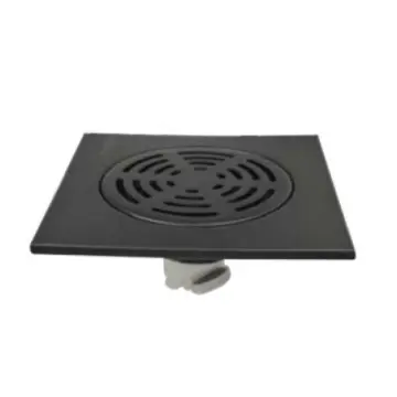 Coladera de 6" Rugo 46-ain Negro Mate