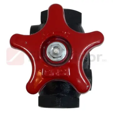 Válvula de Globo Cms International Recta Roscada de 25 4500 Negro