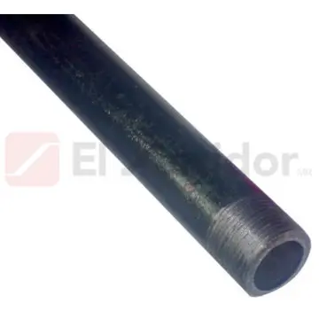 Tubo Negro Mueller C-40 6.40 Metros Con Rosca 25 Mm