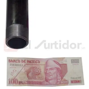 Tubo Negro Mueller C-40 6.40 Metros Con Rosca 38 Mm