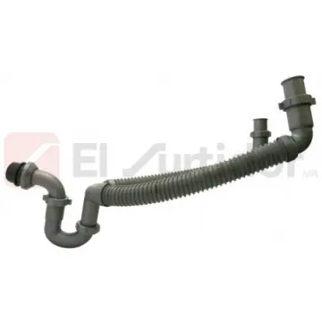Céspol Flexible Coflex Tf-110 Para Fregadero Doble Tarja Gris