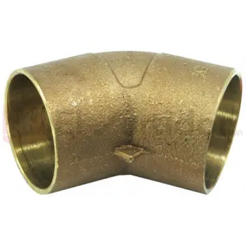 Codo Urrea 38x45 706-45 Cobre