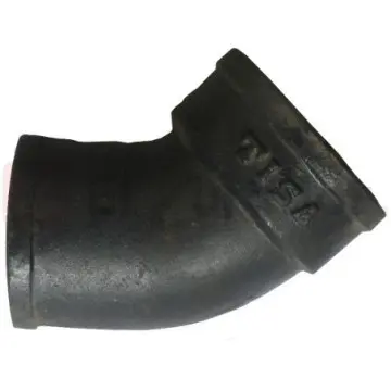 Codo Fofo Tisa de 150x45 Negro