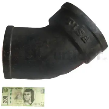 Codo Fofo Tisa de 150x45 Negro