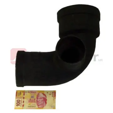 Codo Fofo Con Salida Derecha Tisa 100x90 Negro