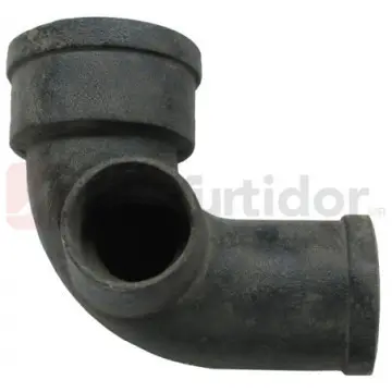 Codo Fofo Con Salida Izquierda Tusa 100x90 Negro