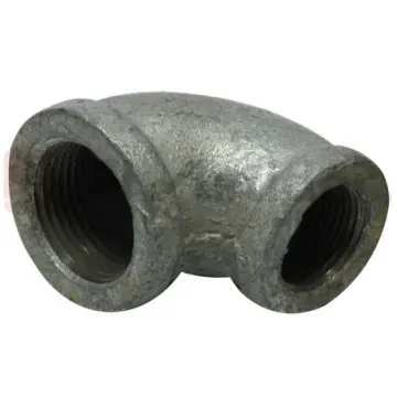Codo 90° Mueller Galvanizado Reducción 25x19 mm Gris
