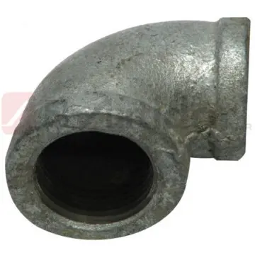 Codo 90° Mueller Galvanizado Reducción 25x19 mm Gris