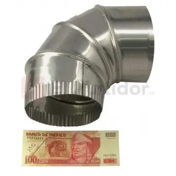 Codo Ajustable Aluminio Miber 125 Dca-5