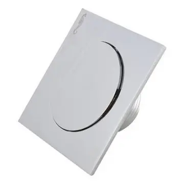 Coladera cuadrada de push Rugo 15x15cm 46-PC cROMO