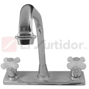 Mezcladora Para Fregadero Dica 4322 Cromo