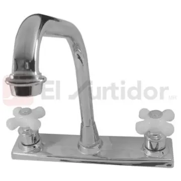 Mezcladora Para Fregadero Dica 4322 Cromo