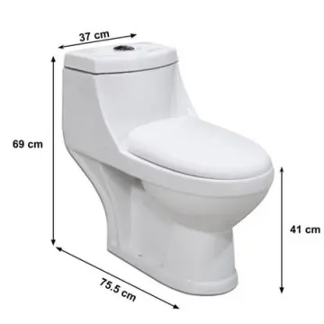Sanitario Tendenza Toscana Dual Flush 1 Pieza Con Asiento Pbk101 Blanco