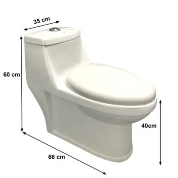 Sanitario de 1 Pieza Con Asiento Tendenzza Sicilia Dual Flush Pbk103 Blanco