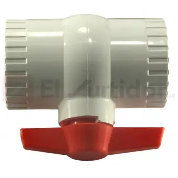 Válvula de Esfera Roscable Pvc Urrea 570.51 Blanco