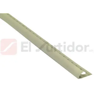 Tira Trim mx Aluminio Creaciones Practicas 3/8 627 Plata Mate
