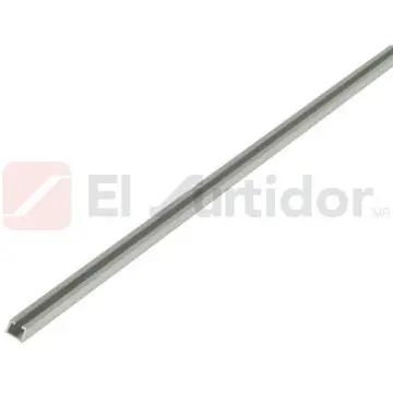 Listelo Aluminio Creaciones Practicas 1cm 611 Plata Brillante