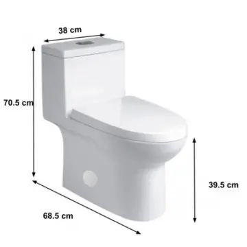 Sanitario Duravit Emory & Bond Af/ny Eb23024 Con Asiento Blanco