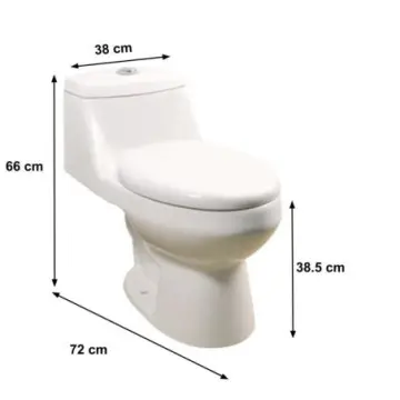 Inodoro Natia Olivo Dual Flush 1 Pieza Blanco