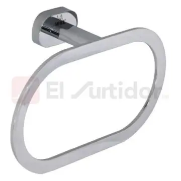Toallero de Argolla Tecnobath Elipse Tb26.439 Cromo