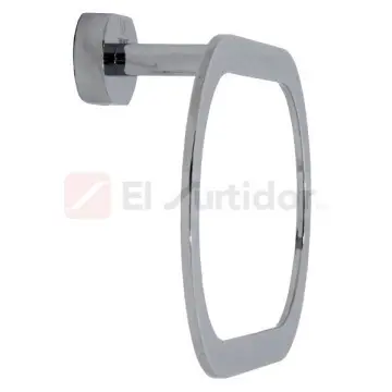 Toallero de Argolla Tecnobath Elipse Tb26.439 Cromo