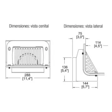 Coladera de Pretil Helvex 4954 Negro