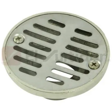 Resumidero Redondo Rugo Bronce 47-c Rejilla Cromo