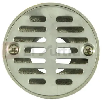 Resumidero Redondo Rugo Bronce 47-c Rejilla Cromo