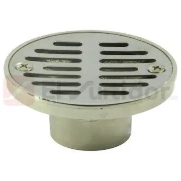 Resumidero Redondo Rugo Bronce 47-c Rejilla Cromo