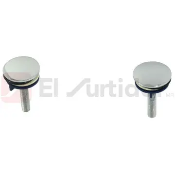 Juego de Cubre Taladros Para Lavabo Urrea 2401 - Cromo