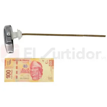 Manija Lateral Rugo 60-ko Para Tanque Bajo Cromo