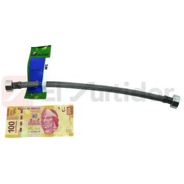 Alimentador Flexible Para WC Miber Maiwc-amm-035 Acero Inoxidable.